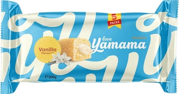 Gandour Yamama cream cake vanil 40gX5X16st/förp*