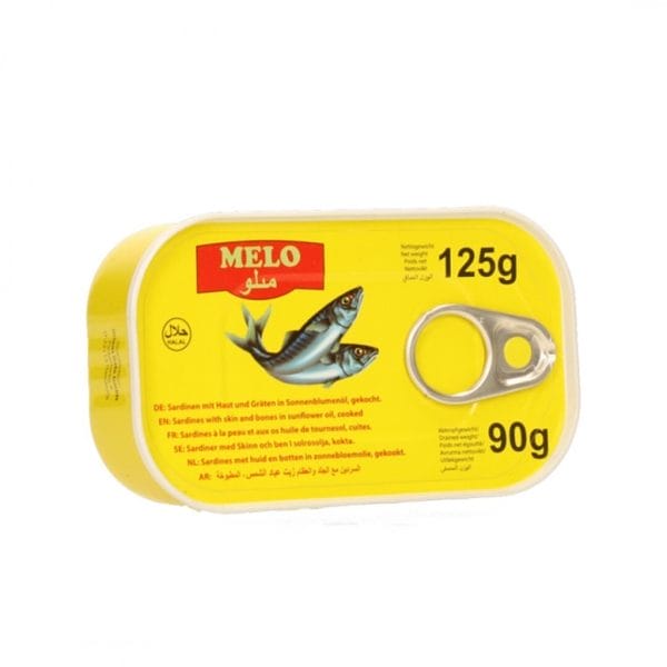 Melo Sardine mild 125gx50st/förp*