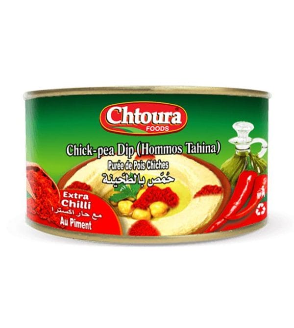 Chtoura Food Hommus tahina (Chili) 420gx24st/förp*