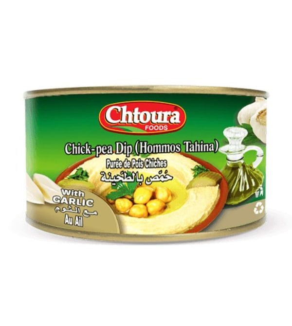 Chtoura Food Hommus tahina (Vitlök) 420gx24st/förp*