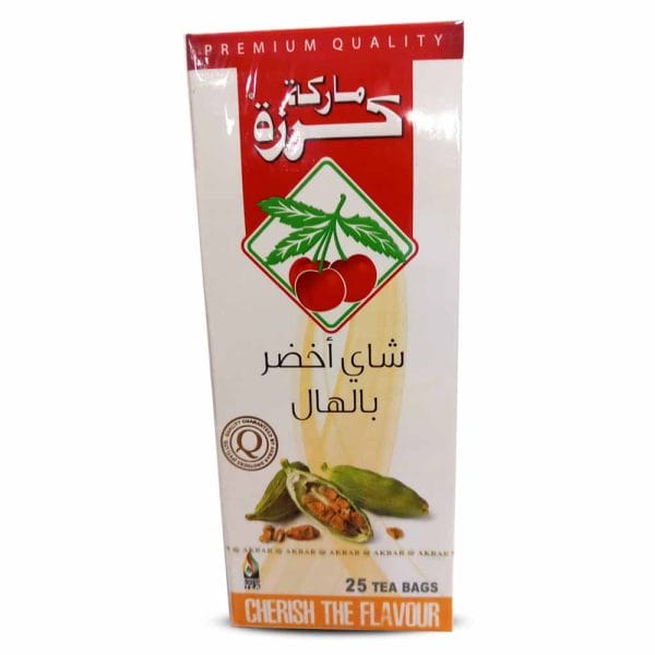 Karazeh Grön Tea Kardemumma påsar (50g *25st) x 24st/förp*