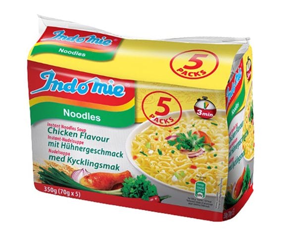 Indomie nudlar Kyckling 70gx5stx8pack/låda*