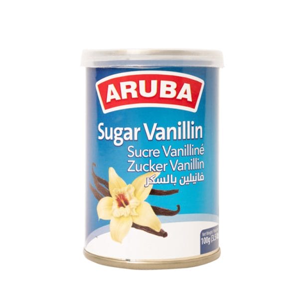 Aruba Vanilj med socker burk 100g X 24st/förp*