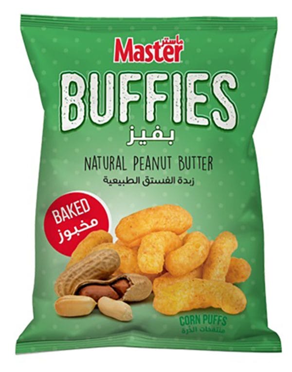 Master Chips Buffies Jordnötter 60gx12st/förp*