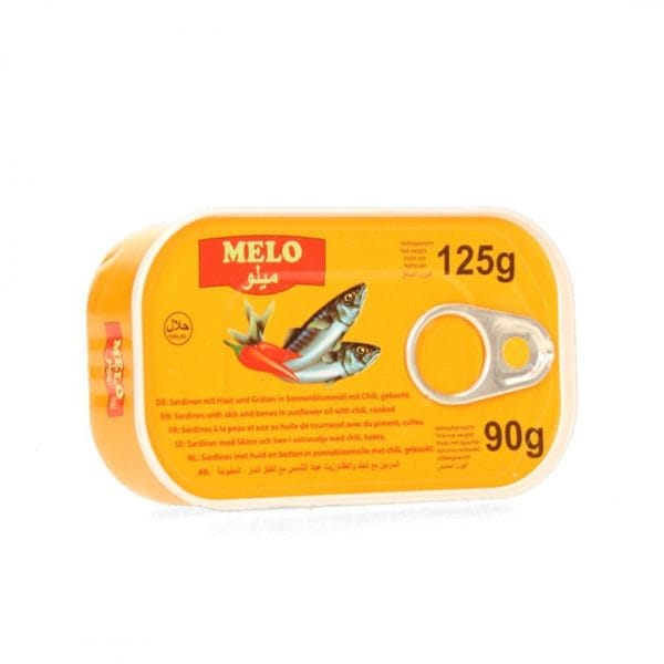 Melo Sardine stark 125g X 50st/förp*