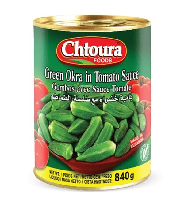 Chtoura Food Okra med tomat pure 840g X 12st*