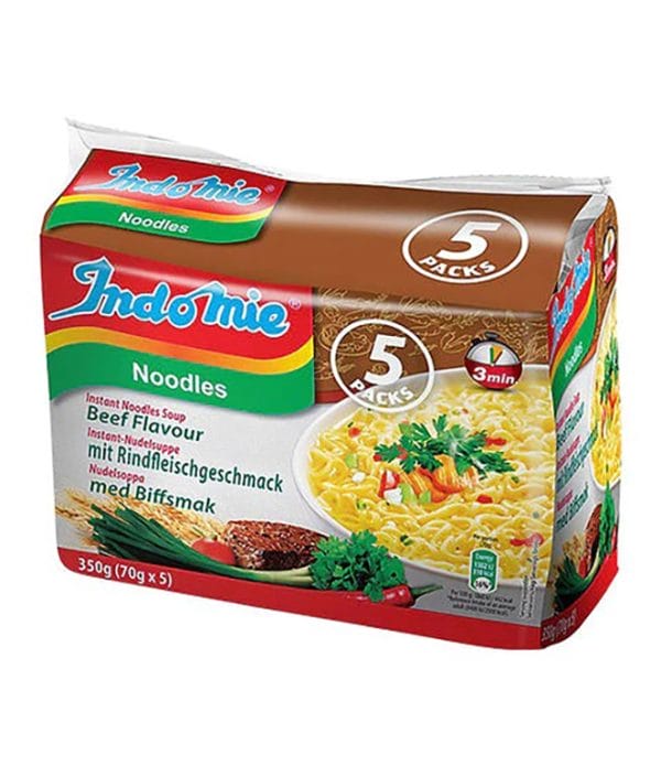 Indomie nudlar Beef 70gx5stx8pack/låda*