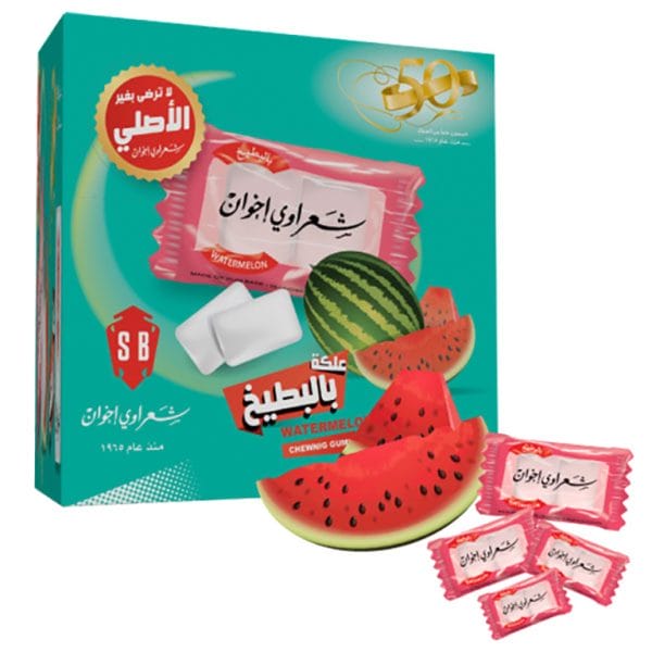 Sharawi Tuggummi Vattenmelon 24pack