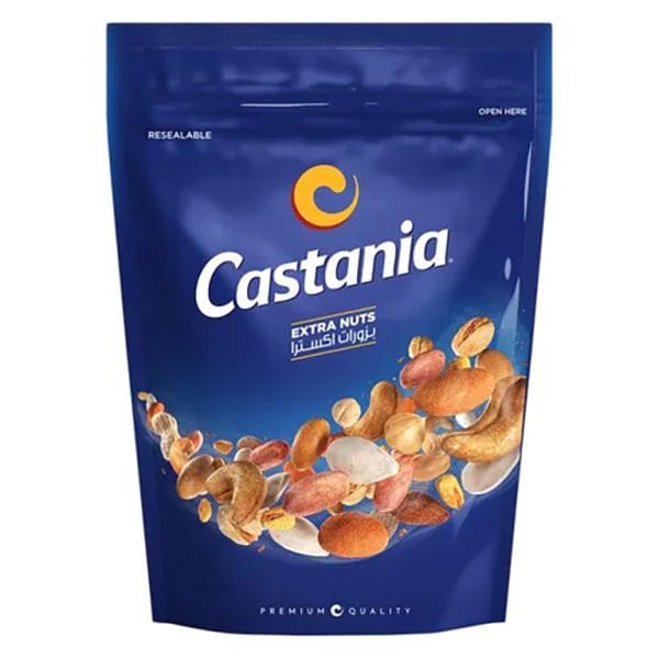 Castania Extra nötter påsar blå 300g X 10st*