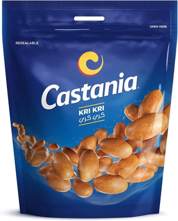 Castania jordnötter Kri Kri påsar 100gX10stX6förp*