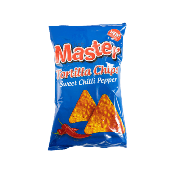 Master Chips Tortilla Söt Chilipeppar 100gx12st/förp*