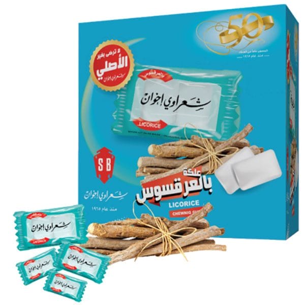 Sharawi Tuggummi Lakrits 24pack